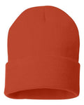 Sportsman - 12" Solid Cuffed Beanie - SP12