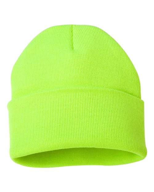 Sportsman - 12" Solid Cuffed Beanie - SP12