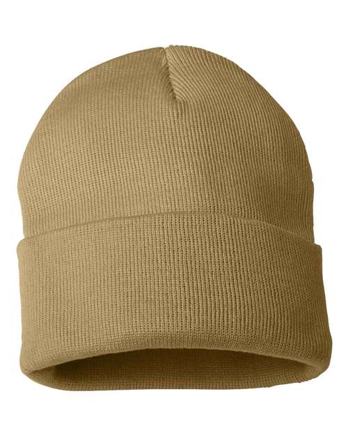 Sportsman - 12" Solid Cuffed Beanie - SP12