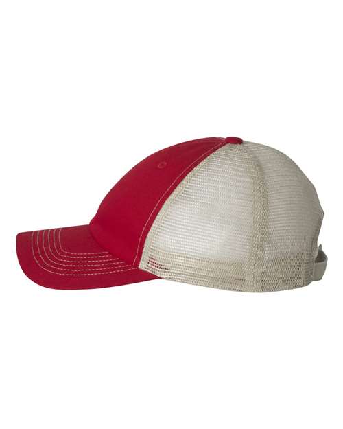 Sportsman - Contrast-Stitch Mesh-Back Cap - 3100