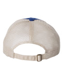 Contrast-Stitch Mesh-Back Cap