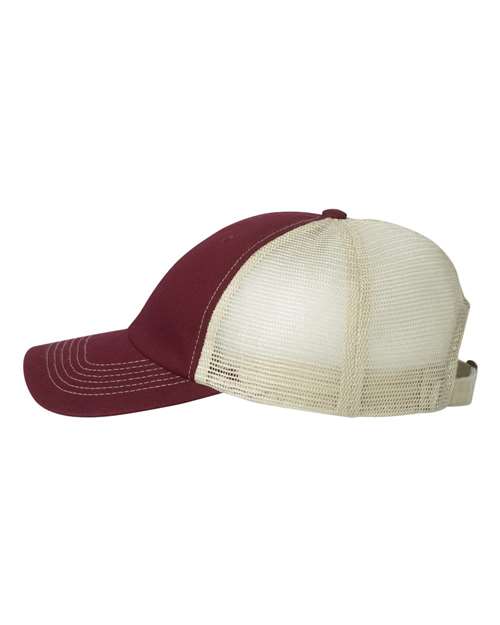 Sportsman - Contrast-Stitch Mesh-Back Cap - 3100