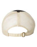 Contrast-Stitch Mesh-Back Cap