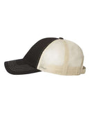 Valucap - Contrast-Stitch Mesh-Back Cap - 3100