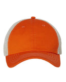 Contrast-Stitch Mesh-Back Cap