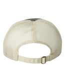 Contrast-Stitch Mesh-Back Cap