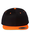Flat Bill Snapback Cap