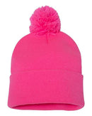 Sportsman - 12" Pom-Pom Cuffed Beanie - SP15