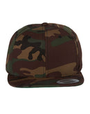 Flat Bill Snapback Cap