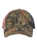 Camo with American Flag Mesh Back Cap
