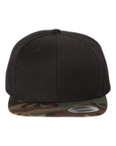 Flat Bill Snapback Cap