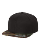 Flat Bill Snapback Cap
