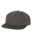 YP Classics - Lightly-Structured Five-Panel Snapback Cap - 6502