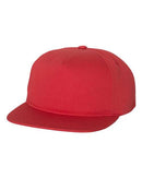 YP Classics - Lightly-Structured Five-Panel Snapback Cap - 6502