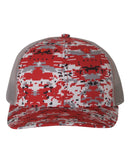 Patterned Snapback Trucker Cap