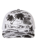 Patterned Snapback Trucker Cap