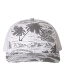 Patterned Snapback Trucker Cap