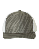 Patterned Snapback Trucker Cap