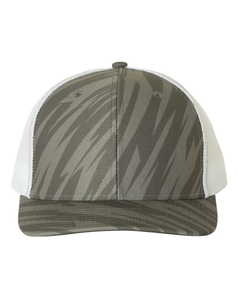 Patterned Snapback Trucker Cap