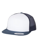 Flat Bill Foam Trucker Cap