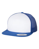 Flat Bill Foam Trucker Cap
