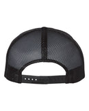 Wool Blend Flat Bill Trucker Cap