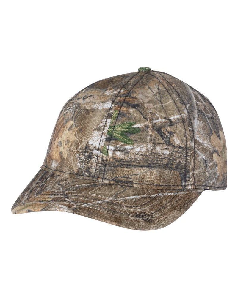 Camo Cap with American Flag Undervisor