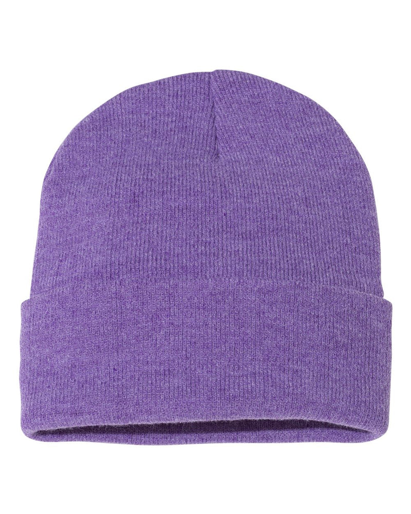 Solid 12" Cuffed Beanie