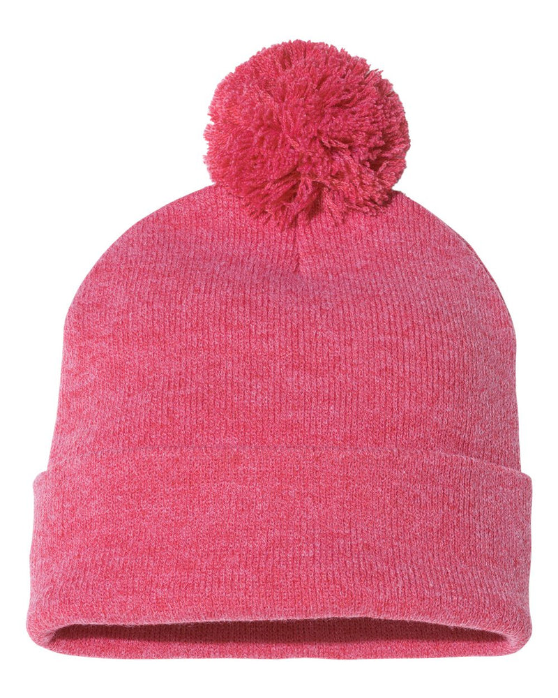 Pom-Pom 12" Knit Beanie