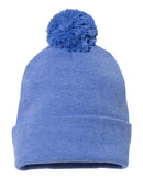 Pom-Pom 12" Knit Beanie