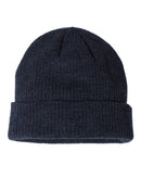 Ribbed Knit Cuffed Beanie
