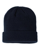 Ribbed Knit Cuffed Beanie