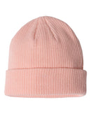 Ribbed Knit Cuffed Beanie