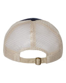 Contrast-Stitch Mesh-Back Cap