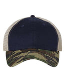 Valucap - Contrast-Stitch Mesh-Back Cap - 3100