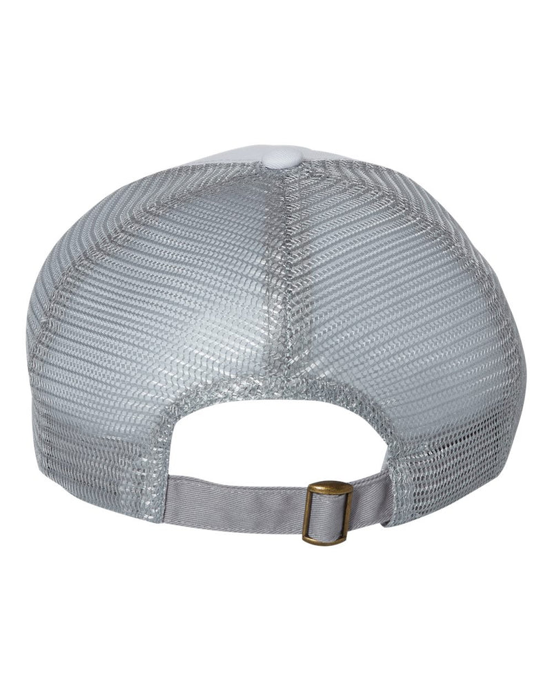 Contrast-Stitch Mesh-Back Cap