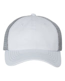 Contrast-Stitch Mesh-Back Cap