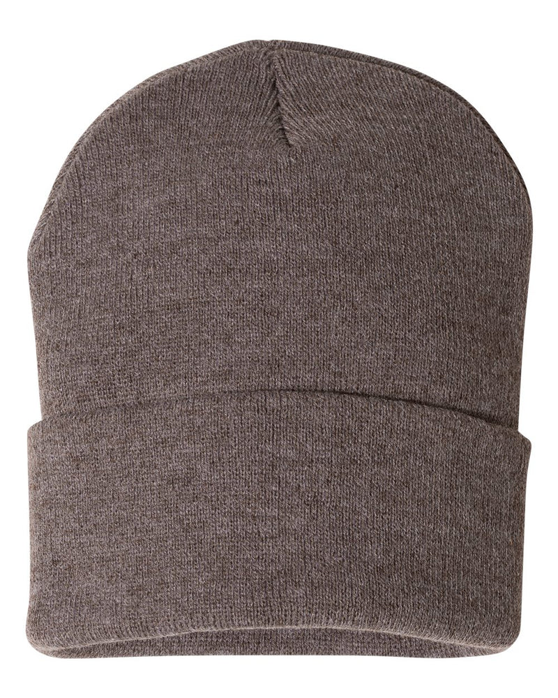 Solid 12" Cuffed Beanie