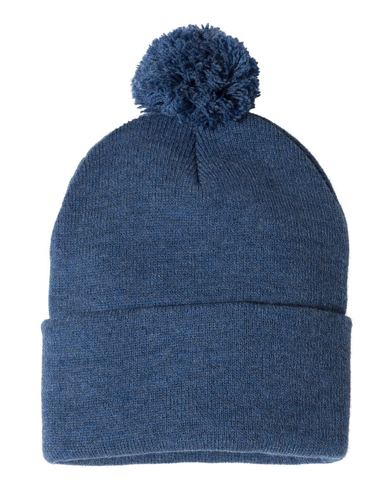 Pom-Pom 12" Knit Beanie