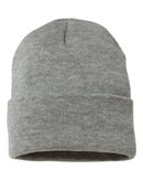 Fleece Lined 12" Cuffed Beanie