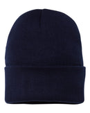 Fleece Lined 12" Cuffed Beanie