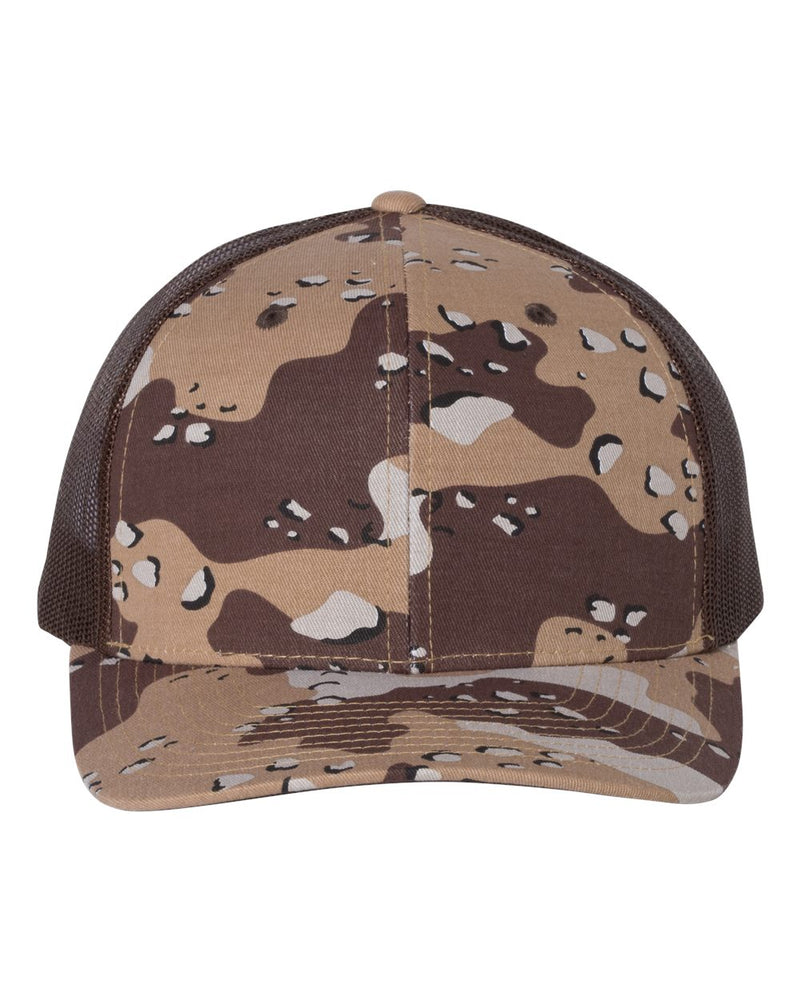 Patterned Snapback Trucker Cap