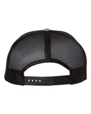 Wool Blend Flat Bill Trucker Cap