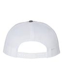 Wool Blend Flat Bill Trucker Cap