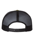 Wool Blend Flat Bill Trucker Cap