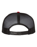 Wool Blend Flat Bill Trucker Cap