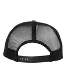 Wool Blend Flat Bill Trucker Cap