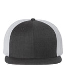 Wool Blend Flat Bill Trucker Cap