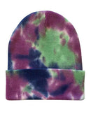Sportsman - 12" Tie-Dyed Cuffed Beanie - SP412