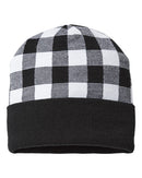 USA-Made Plaid Beanie
